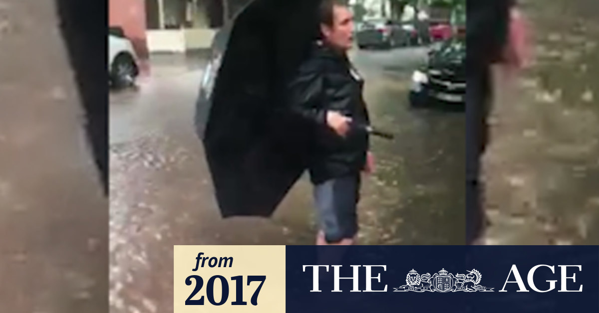 Video Melbourne weather Flemington floods